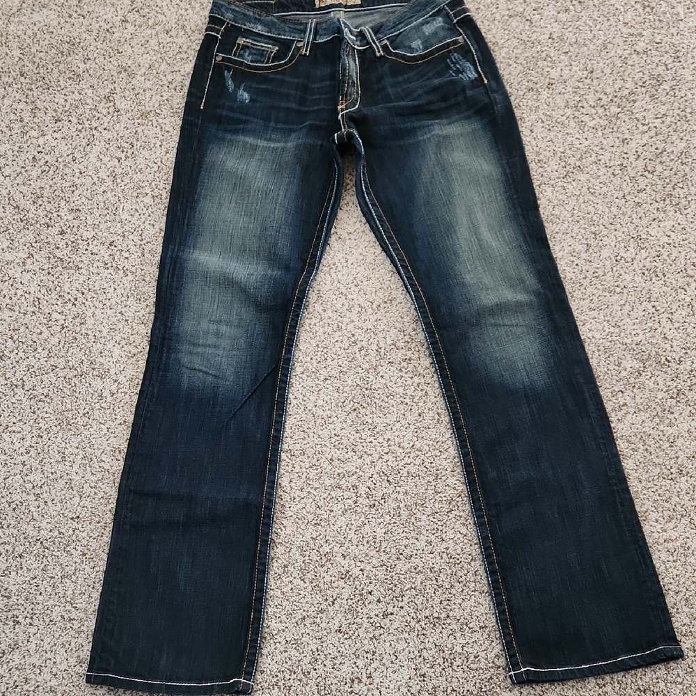 BKE Dark Blue Straight Leg Jeans, Size 29 X 33, No Tags On, But Never Worn